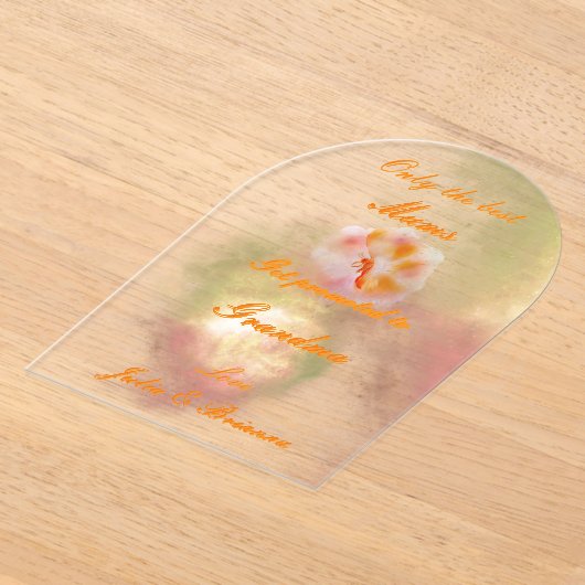 アクリル招待状 (レイダウン)