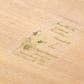 アクリル招待状 (レイダウン)