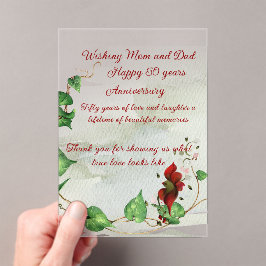 アクリル招待状