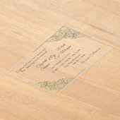 アクリル招待状 (レイダウン)