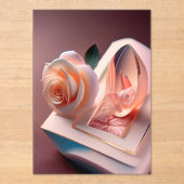 アクリル招待状 (正面)