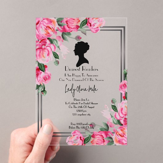 アクリル招待状 (インサイチュ (ポータブル))