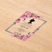 アクリル招待状 (レイダウン)