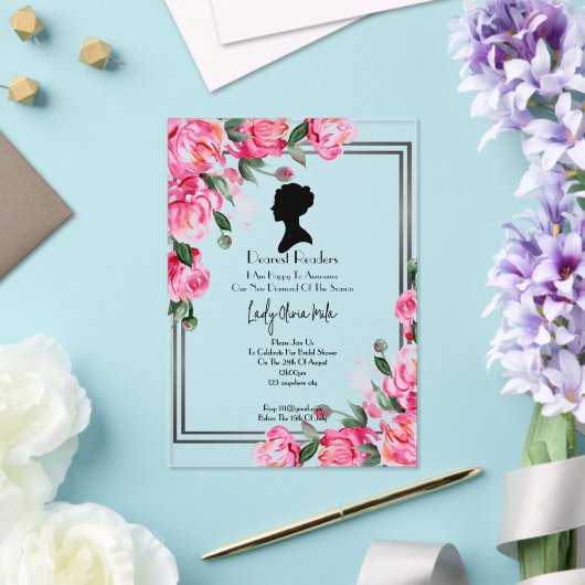 アクリル招待状 (インサイチュ (ウェディング))