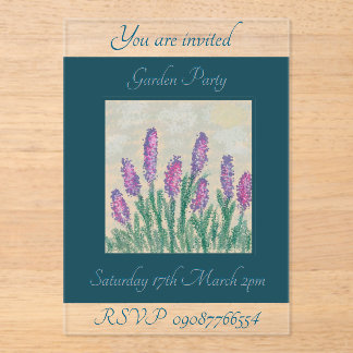 アクリル招待状