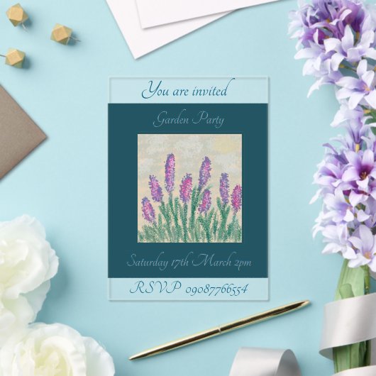 アクリル招待状 (インサイチュ (ウェディング))