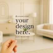 アクリル招待状 | あなただけのデザインをアップロード 5x7 招待状