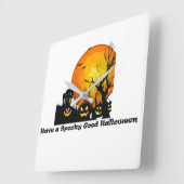 アクリル時計 スクエア壁時計 (傾斜)