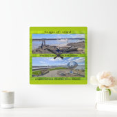 アクリル時計 スクエア壁時計 (ホーム)