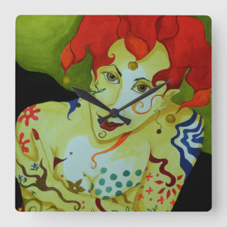 アクリル時計 スクエア壁時計