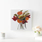 アクリル時計 スクエア壁時計 (ホーム)