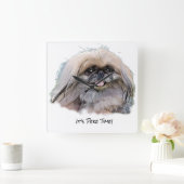 アクリル時計 スクエア壁時計 (ホーム)