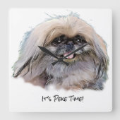 アクリル時計 スクエア壁時計 (正面)