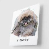 アクリル時計 スクエア壁時計 (傾斜)