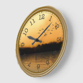 アクリル時計 ラージ壁時計 (傾斜)