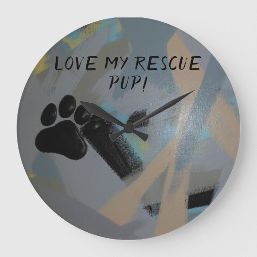 アクリル時計 ラージ壁時計 (正面)