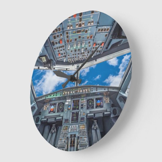 アクリル時計 ラージ壁時計 (傾斜)