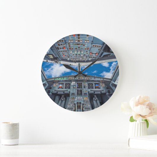 アクリル時計 ラージ壁時計 (ホーム)