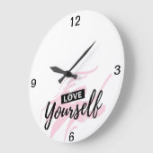 アクリル時計 ラージ壁時計 (傾斜)