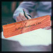 アクリル机用ネームプレートキャニオンスワール2 パーソナライズされた デスクネームプレート