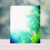 アクリル標識バラデザインスタイル アクリルサイン (ニュートラル)