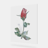 アクリル標識バラ芽デザインスタイル アクリルサイン (傾斜)