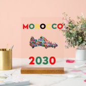 アクリル標識モロッコ2030 アクリルサイン (ウェディング)