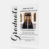 アクリル標識卒業生 アクリルサイン (傾斜)