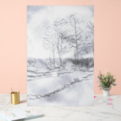 アクリル標識樹木線デザインスタイル アクリルサイン (ウェディング)