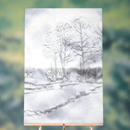 アクリル標識樹木線デザインスタイル アクリルサイン