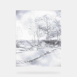 アクリル標識樹木線デザインスタイル アクリルサイン