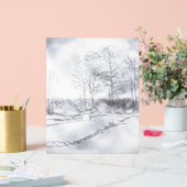 アクリル標識樹木線デザインスタイル アクリルサイン (ウェディング)