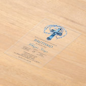 アクリル洗礼 アクリル招待状 (レイダウン)