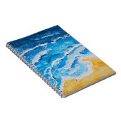アクリル海とビーチ絵画のスケッチスタンド ノートブック (右側)