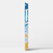 アクリル海とビーチ絵画のスケッチ台 Case-Mate iPhoneケース (裏面 / 左)