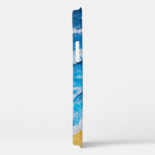 アクリル海とビーチ絵画のスケッチ台 Case-Mate iPhoneケース (裏面 / 右)
