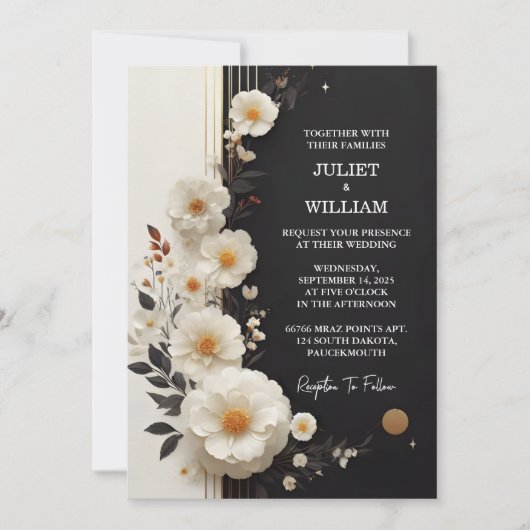 アクリル演劇アジアの濃厚な韓国人を新結婚|過去記事 招待状 (正面)