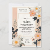 アクリル演劇アジアの濃厚な韓国人結婚を 招待状 (正面)