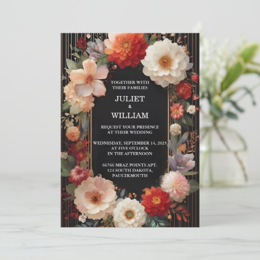 アクリル演劇アジアの濃厚な韓国人結婚|過去記事 招待状 (スタンド正面)