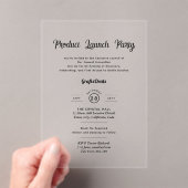 アクリル澄ん製品発売企業のイベントシック アクリル招待状 (インサイチュ (ポータブル))