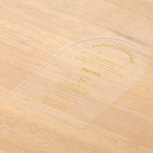 アクリル澄ん製品発売企業のイベントシック アクリル招待状 (レイダウン)