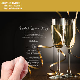 アクリル澄ん製品発売企業のイベントシック アクリル招待状