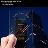 アクリル澄ん製品発売企業のイベントシック アクリル招待状