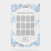 アクリル甘16シーティンググラフサイン | 青いドレス アクリルサイン (正面)