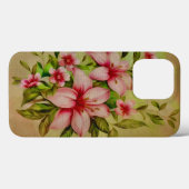 アクリル画のカラフルな花 Case-Mate iPhoneケース (裏面 (横))