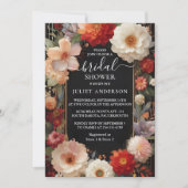 アクリル系アジア濃厚な韓国ブライダルシャワー 招待状 (正面)