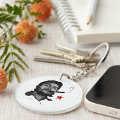 アクリル系キーチェーンとチェゲバラ キーホルダー (正面右)