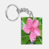 アクリル系キーチェーン天然花 キーホルダー (正面左)
