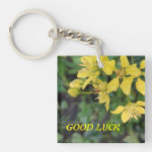 アクリル系キーチェーン天然花 キーホルダー (正面)