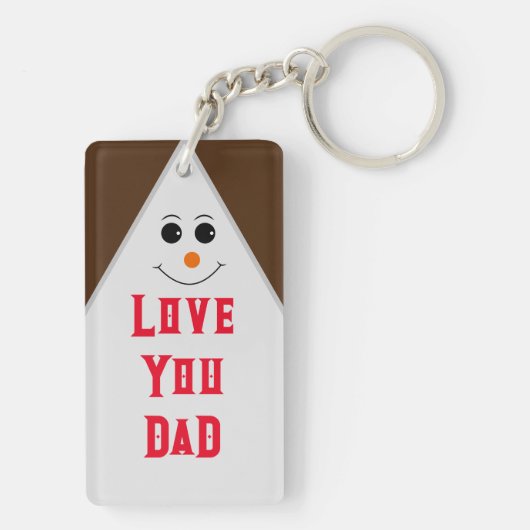 アクリル系キーチェーン父の日スペシャル キーホルダー (裏面)